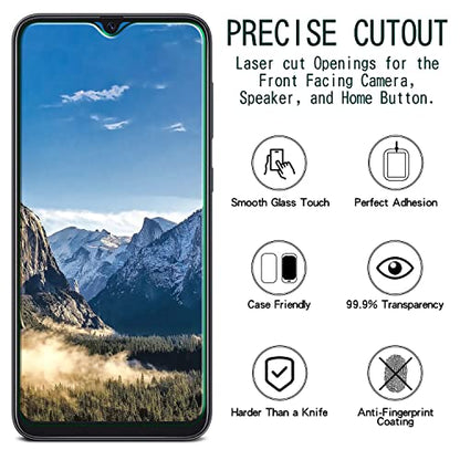 KAREEN 2 Pack Screen Protector for Samsung Galaxy A50, A30, A30s, M31 - size: Samsung A50/A30