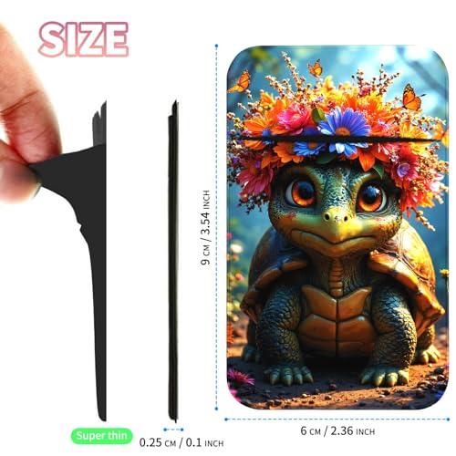 Phone Credit Card Holder Stick on, Cell Phone Pocket Self Adhesive Stretchy Stick on Wallet ID Credit Card Case Pouch Sleeve with Flap for All Smartphones, Forest Turtle - color: Forest Turtle