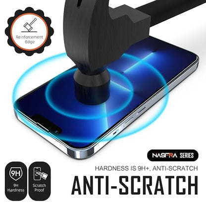 2-Pack Screen Protectors for iPhone 13 Pro Max/14 Plus with Installer - size: iPhone 13 Pro Max/14 Plus
