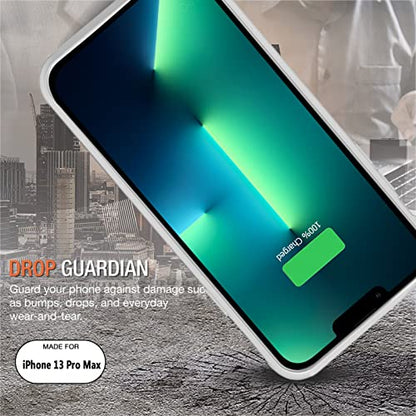 Battery Case for iPhone 13 Pro Max, 10800mAh Rechargeable Portable Charging Case with Wireless Charging Compatible for iPhone 13 Pro Max (6.7 inch) with CarPlay Battery Pack Charger Case (Blue) - size: iPhone 13 Pro Max -Blue
