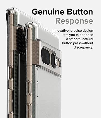 Ringke Fusion for Google Pixel 7 Pro Case [Oil & Dirt Resistant] Anti-Fingerprint Technology Prevents Oily Smudges Phone Cover for Women, Men - Matte Clear | Oil & Dirt Resistant, Anti-Fingerprint Technology Prevents Oily Smudges, Frosted Coating Feels Ve