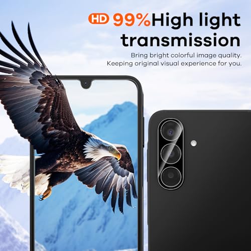 4+4 for Samsung Galaxy A17 5G Screen Protector Camera Lens Protector - size: Galaxy A17
