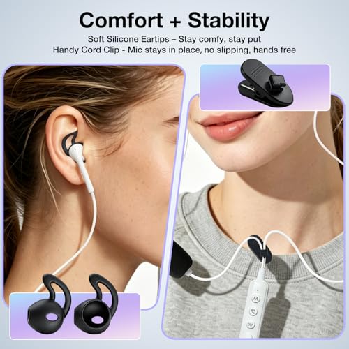 KM08 Live Streaming & Karaoke Headset with Mic, Voice Changer Sound Effects - color: Semi In-Ear (White)