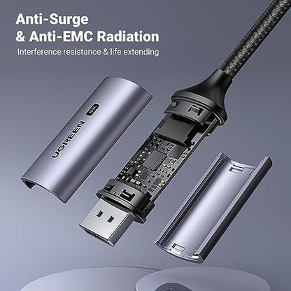 UGREEN Unidirectional USB C to DisplayPort 1.4 Cable 8K@60Hz 4K@240Hz 6.6FT - size: 6.6FT