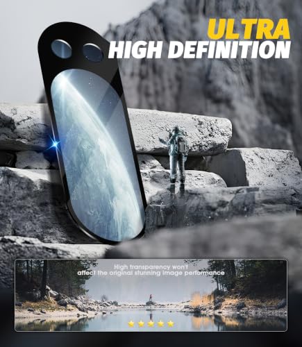 Orzero (5 Pack Camera Lens Protector for Google Pixel 9 Pro, Protector de Cámera Tempered Glass 9H Precise Camera Cutouts Anti-Scratch Does Not Affect Night Shots and Flash - size: Google Pixel 9 Pro
