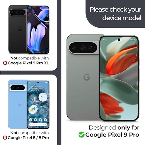 ArmorSuit 2+2 Pack Full Body Skin + Screen Protector for Google Pixel 9 Pro HD Clear MilitaryShield Film - Made in USA
