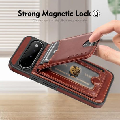SkyEagle for MagSafe Google Pixel 11 Pro XL Wallet Case,Brown - color: Brown, size: Google Pixel 11 Pro XL - 6.8"