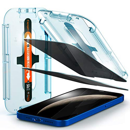 Spigen GlasTR EZ FIT Privacy Screen Protector for iPhone 12/12 Pro - size: iPhone 12 Pro / iPhone 12