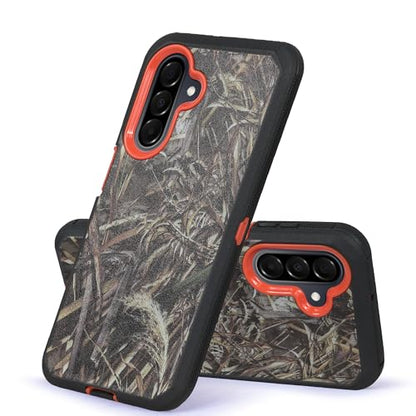 Compatible for Samsung Galaxy A26 5G, Built in Screen Protector, Belt Clip Holster Heavy Duty Defender Case Dustproof Shockproof Protection (Camo) - color: Camo