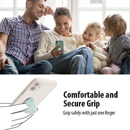 Momostick Flatstick, Cell Phone Finger Grip Strap Holder for Hand, Cell Phone Stand, New Slim Finger Loop Selfie Grip Compatible with Most Smartphones-Stylish - color: Stylish