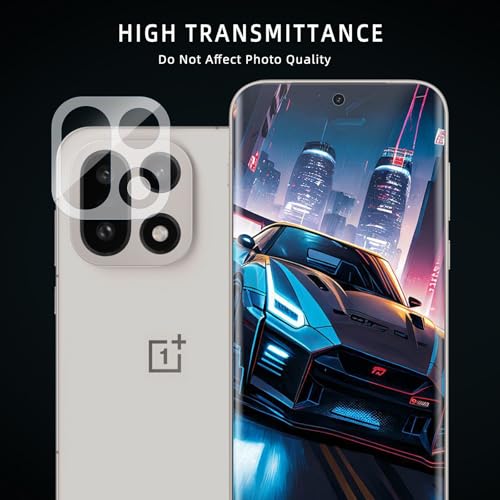 Privacy Screen Protector for One Plus 15, Flexible TPU Protective Film [2+2 Pack] Camera Lens Protector [3D Full Coverage] [Anti-Spy] [Scratch-Resistant] for Oneplus 15 - size: OnePlus 15