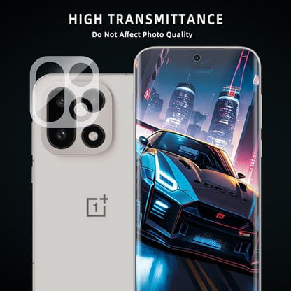 Privacy Screen Protector for One Plus 15, Flexible TPU Protective Film [2+2 Pack] Camera Lens Protector [3D Full Coverage] [Anti-Spy] [Scratch-Resistant] for Oneplus 15 - size: OnePlus 15