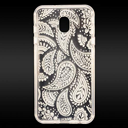 Z-GEN - Compatible with Samsung Galaxy J7 2018, J7 Refine, J7 Star, J7 Crown, J7 Aura, J7 Top, J7 V J7V - Slim Image TPU Hybrid Clear Phone Case - AC2 Blue Totem - color: AC2 - Blue Totem