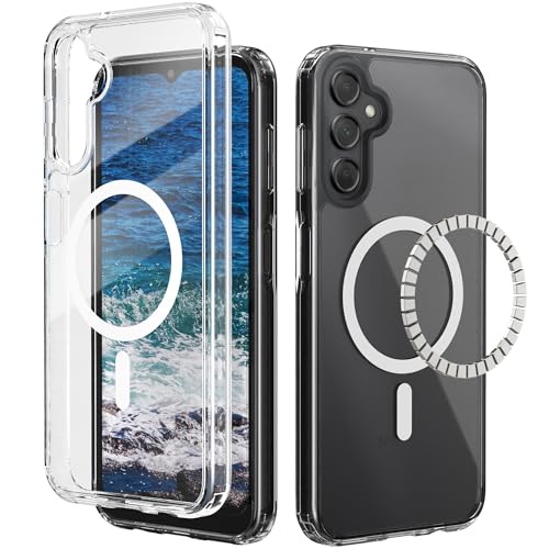 IDweel Magnetic for Galaxy A17 5G Case,Compatible with Magsafe, Shockproof Shock Absorption, Slim Fit & Lightweight, Scratch-Resistant Protective Bumper Cover for Samsung Galaxy A17 5G 6.7",HD Clear - color: Clear, size: Galaxy A17 6.7"