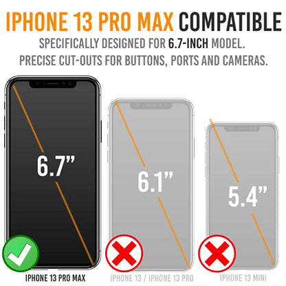 Alpatronix Battery Case for iPhone 13 Pro Max/12 Pro Max (6.7 inch), Strong Slim Portable Protective Charger Case Cover, Extended Wireless Charging Case, CarPlay, Certified Connector Chip- Black - size: iPhone 13 Pro Max (6.7 inch)