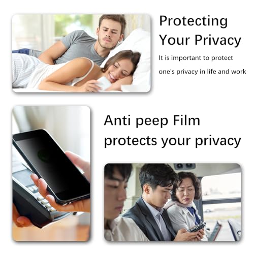 2 Pack Privacy Screen Protector for Samsung Galaxy A06/Galaxy A05s - color: Black-Galaxy A06