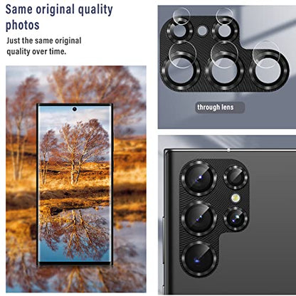 PASNEW Camera Protector for Samsung Galaxy S25 Ultra,1 Pack(Black)