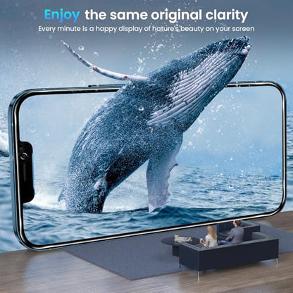 Fotbor for [3+3 Pack] iPhone 12 Mini Screen Protector with Camera Lens Protector, 9H Shatterproof Tempered Glass Film with Easy Installation Frame, HD Clear Sensitive Full Coverage 5.4 Inch - size: iPhone 12 mini-5.4 inch