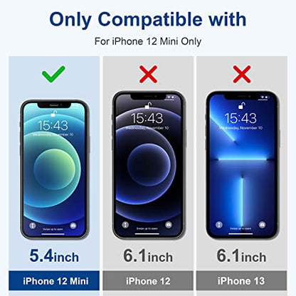 ImpactStrong 3-Pack Shatterproof Tempered Glass Screen Protector for iPhone 12 Mini [Easy Installation Frame] [Bubble Free] [9H Hardness] [Full Coverage] Case Friendly, 5.4 Inch - size: iPhone 12 Mini