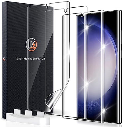 LK 3 Pack for Samsung Galaxy S23 Ultra Screen Protector [Flexible TPU Film] - size: Galaxy S23 Ultra-6.8inch