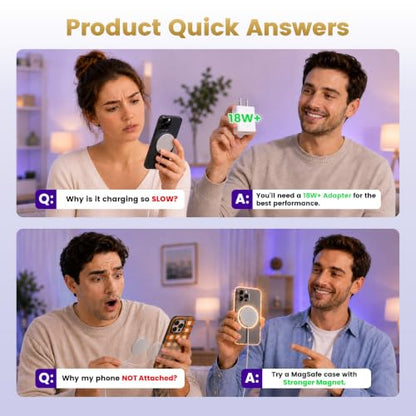 15W Magnetic Fast Charging Pad, Wireless Charger for Apple MagSafe - color: Pink*3