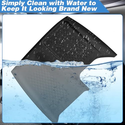 Wireless Charging Non-Slip Mat Fit for 2024 2025 Toyota Grand Highlander Silicone Protective Pad Dampproof Car Center Console Phone Charger Mat Liner Accessories