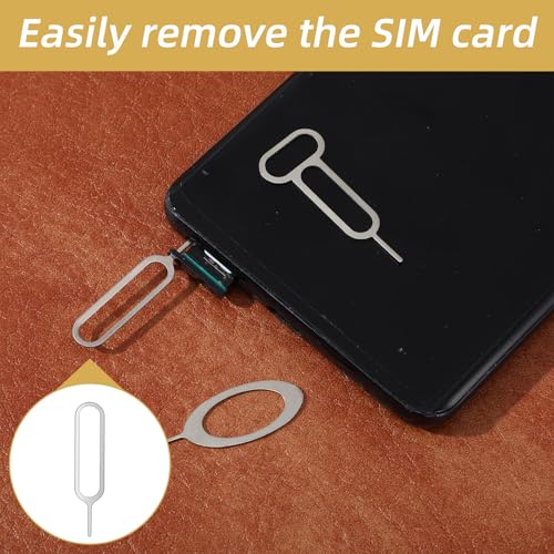 16Pcs Sim Card Removal Tool Set, Sim Ejector Tool Smooth and Burr-Free SD Card Removal Tools Key Cards Tray Ejector Pins for All Cell Phones