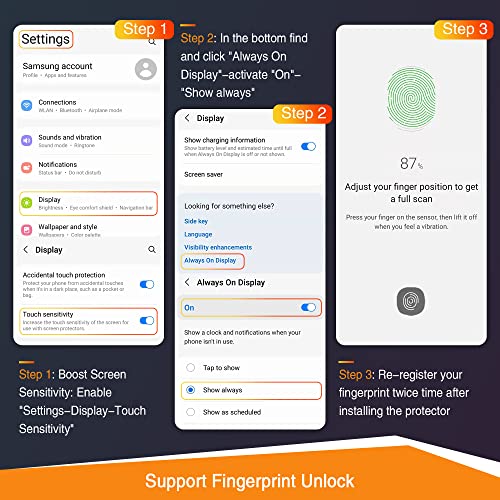 FANGTIAN 3-Pack for Samsung Galaxy S22 Plus/S22+Plus Screen Protector Glass - size: S22 Plus-6.6 Inch
