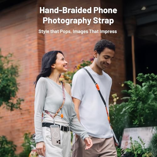 PGYTECH LinkGo Phone Strap, Quick Release Crossbody Lanyard & Lens Cloth - color: Webbing-modern Art
