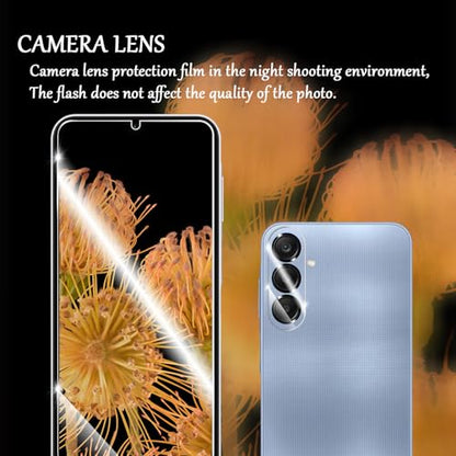 Galaxy A25 HD Clear Tempered Glass Screen Protector + Camera Lens Protectors, [2+2 Pack] [3D Glass] [Anti-Glare] [Bubble-Free] Screen Protector Glass For Samsung Galaxy A25 - size: Galaxy A25