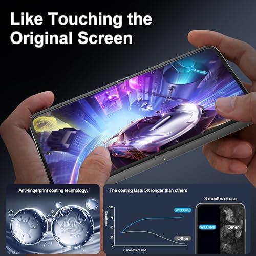 2 Pack for Samsung Galaxy Z Flip 6 / Z Flip 7 FE Screen Protector - size: 6.70 inch