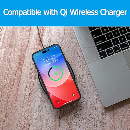 Battery Case for iPhone 14 Pro, 10000mAh Portable Protective Charging Case with Wireless Charging Compatible with iPhone 14 Pro (6.1 inch) Rechargeable Battery Pack Charger Case with Carplay (Black) - size: iPhone 14 Pro