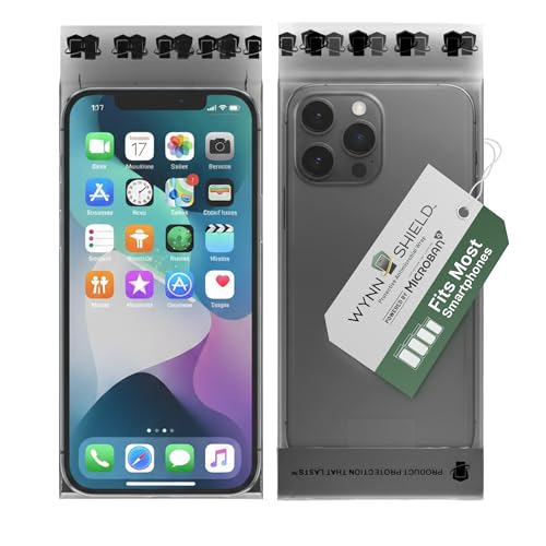 WynnShield™ Protective Mobile Phone Wrap by Microban® - 3 Packs - Ultra-Thin Easy Apply Contact Film for Phones, Scratch-Resistant, Easy Removal, Enhanced Device Hygiene, Fits All Phone Models