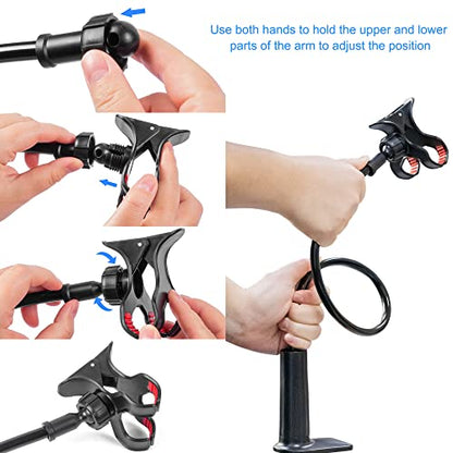 ITART Cell Mobile Phone Holder Universal Gooseneck Flexible Lazy Clip Holders Clamp (Made of Higher Quality Plastic (Classic Black) - color: Classic Black