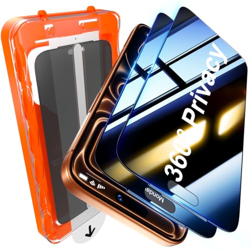 UniqueMe 360° Privacy Screen Protector for iPhone 17 Pro Max - 6.9 inch - size: 17 Pro Max 6.9 inch