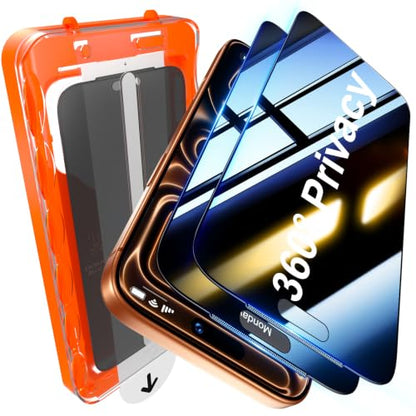 UniqueMe 360° Privacy Screen Protector for iPhone 17 Pro Max - 6.9 inch - size: 17 Pro Max 6.9 inch
