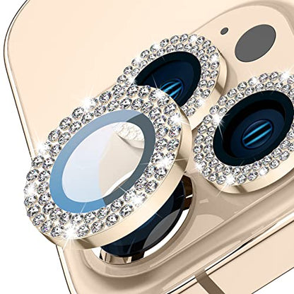 Tensea Diamond Camera Lens Protector for iPhone 13 Pro - iPhone 13 Pro Max - color: Gold Diamond