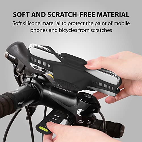 Bone Bike Tie Pro 3, Universal Bike Phone Stem Mount for 5.8"-7.2" Phones - color: Bike Tie Pro 3 - Black