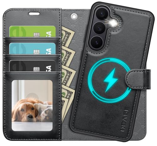 OCASE for Samsung Galaxy S26 Detachable Wallet Case with Card Holder, [2 in 1] PU Leather Flip Folio Case with RFID Blocking Stand Wrist Strap Shockproof Phone Cover 2026, Graphite - color: Graphite, size: Samsung Galaxy S26