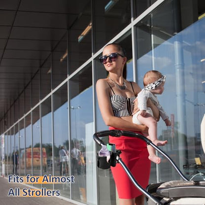 Universal Stroller Cup Holder with Phone Holder