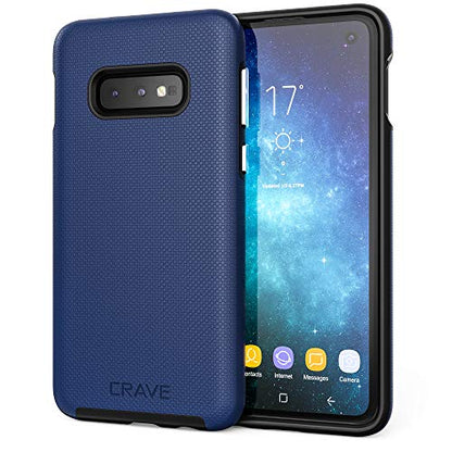 Crave Dual Guard for Samsung Galaxy S10e Case, Shockproof Protection Dual Layer Case for Samsung Galaxy S10e - Navy - color: Navy