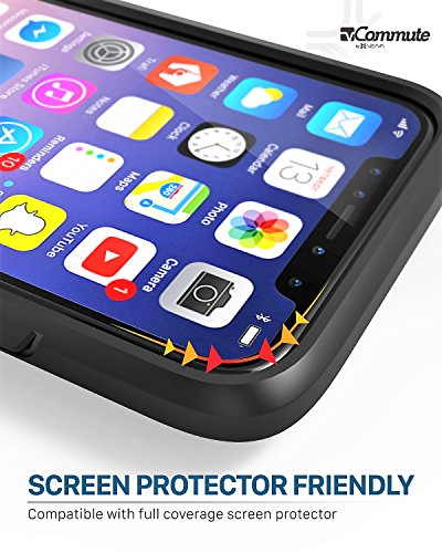 VENA vCommute for iPhone Xs/X Wallet Case, Space Gray - color: Black, size: iPhone X/ XS