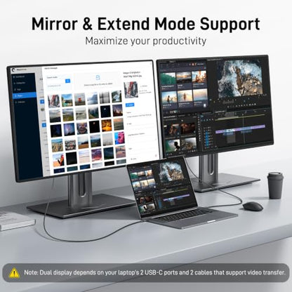 Acer USB C to DisplayPort Cable 6.6 FT (4K@60HZ 2K@165Hz) for Laptop - size: 6.6FT