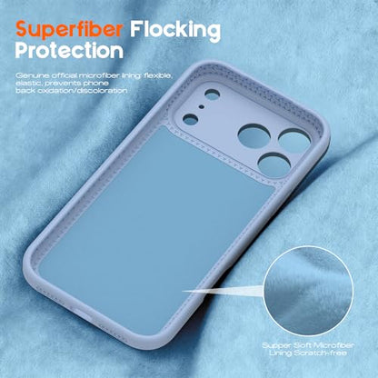 SKYLMW Striped Case for iPhone 17 Pro Max with Stand,6.9" Blue/White | Aesthetic Striped,Magnetic Stand,Compatible with Mag-Safe,Silicone 17 Pro Max Phone Case - color: Blue/White, size: Iphone 17 Pro Max