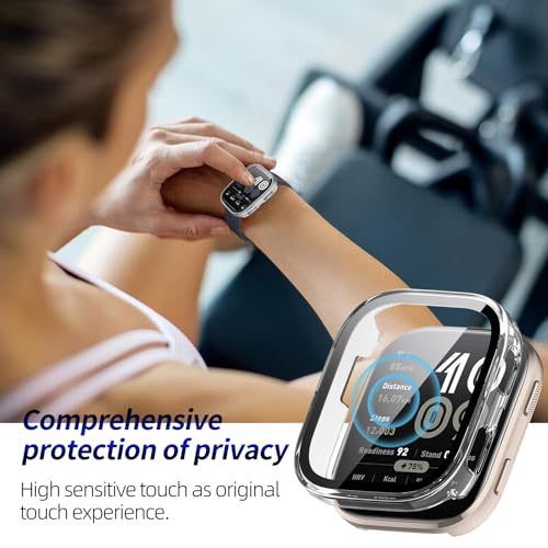 2 Pack for Amazfit Bip 6 Screen Protector Case - color: Clear+Clear