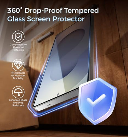MAGIC JOHN 3rd Gen Upgraded for Samsung Galaxy S25 Ultra Screen Protector | 2 Pack HD Clear, Easy Installation, Shatterproof Tempered Film, Auto Dust-Elimination, Bubble Free - size: S25 Ultra 6.9inch