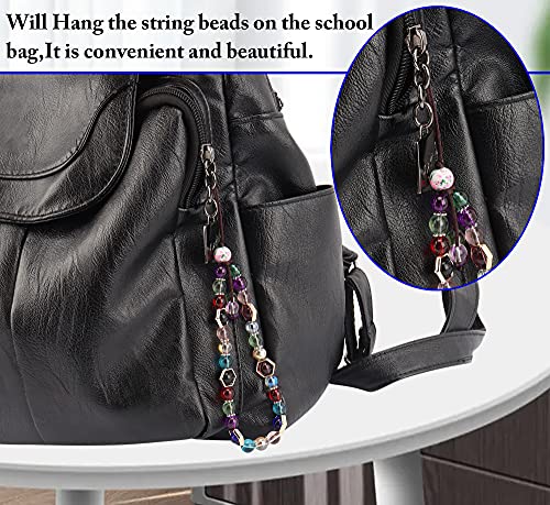 Cell Phone Lanyard Strap Bling Crystal Beads Hand Wrist Lanyard - color: 17cm Multicolor