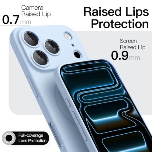 JETech Magnetic Slim Case for iPhone New Pro, Light Blue - color: Blue, size: iPhone NEW Pro