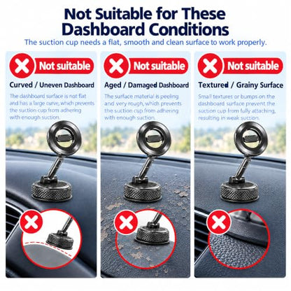2026 Upgraded Magnetic Car Phone Holder for MagSafe iPhone 18-12 Pro Max