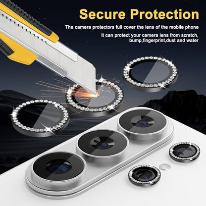 Camera Lens Protector for Samsung Galaxy S26 Ultra, Diamond Black - color: Diamond Black